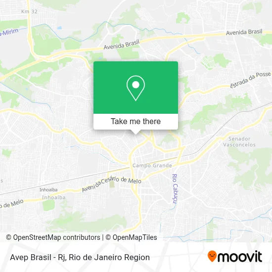 Avep Brasil - Rj map