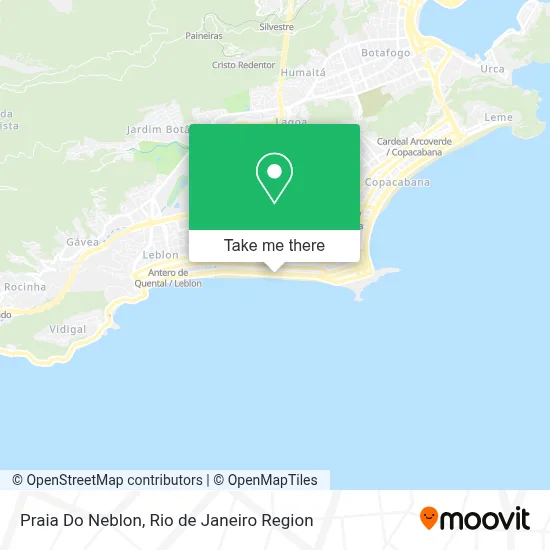 Praia Do Neblon map