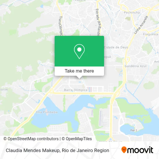 Claudia Mendes Makeup map