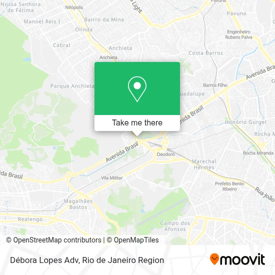 Débora Lopes Adv map