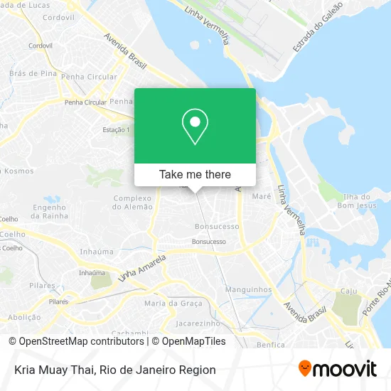 Kria Muay Thai map