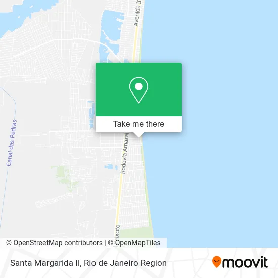 Santa Margarida II map