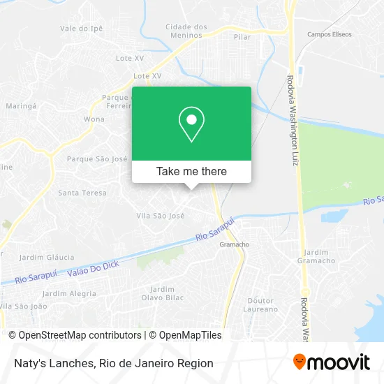 Naty's Lanches map