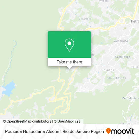 Pousada Hospedaria Alecrim map