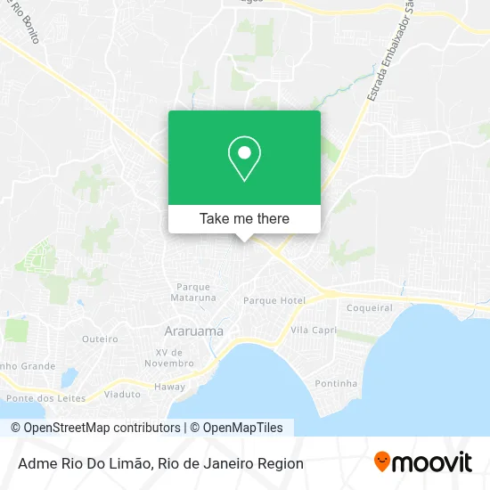 Adme Rio Do Limão map