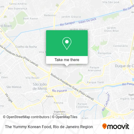 The Yummy Korean Food map