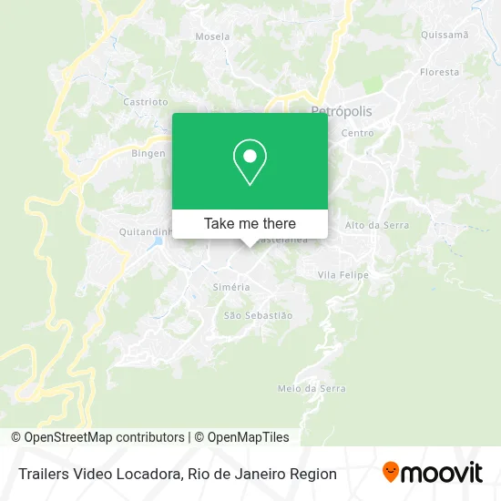 Trailers Video Locadora map