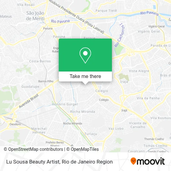 Lu Sousa Beauty Artist map