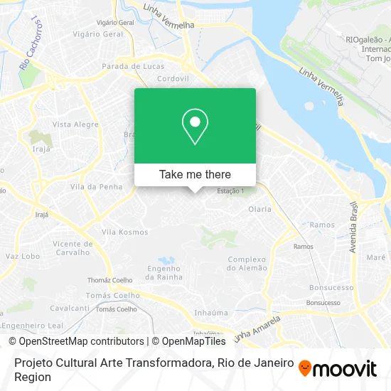 Projeto Cultural Arte Transformadora map