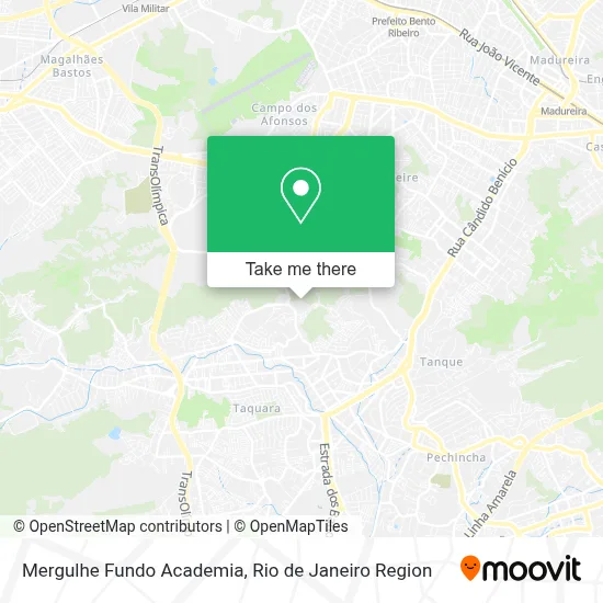 Mergulhe Fundo Academia map