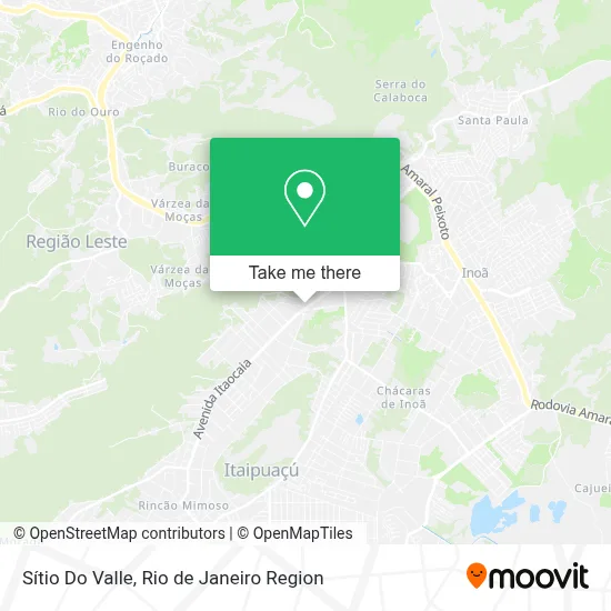Sítio Do Valle map