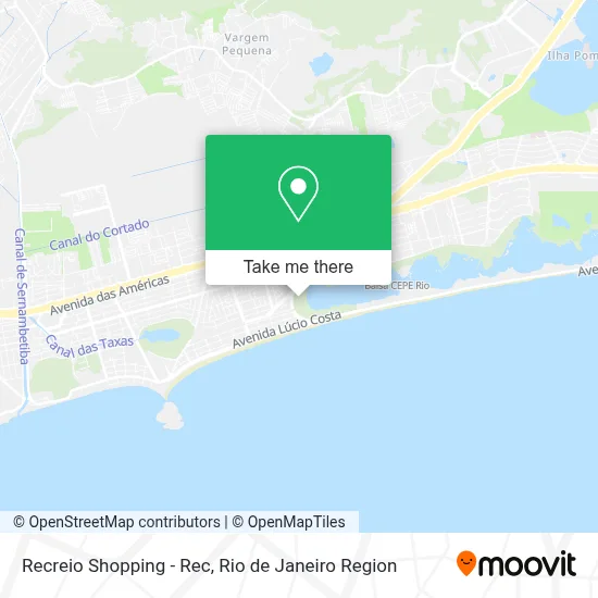 Recreio Shopping - Rec map