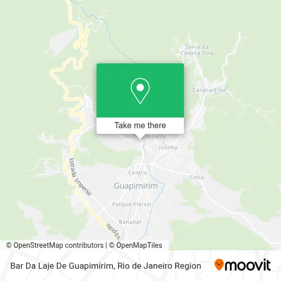 Bar Da Laje De Guapimirim map