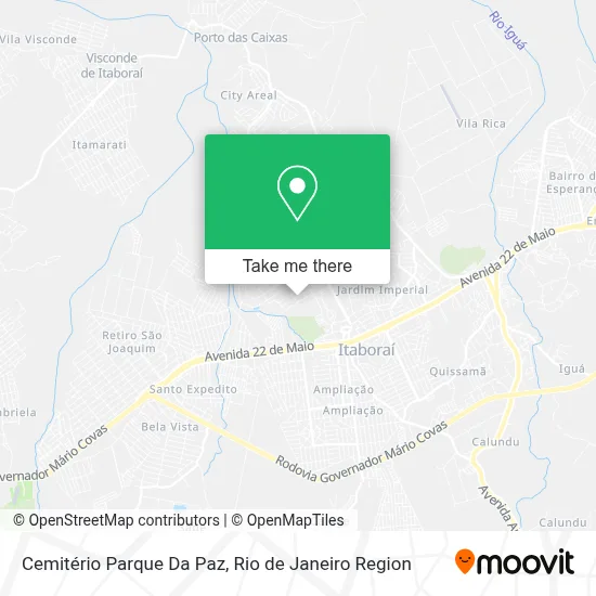 Cemitério Parque Da Paz map