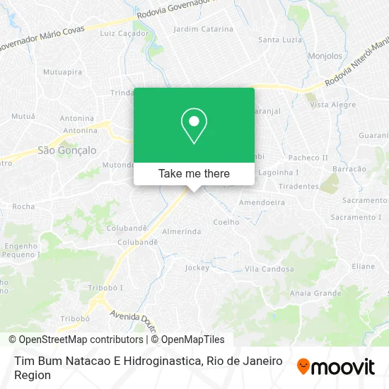 Tim Bum Natacao E Hidroginastica map