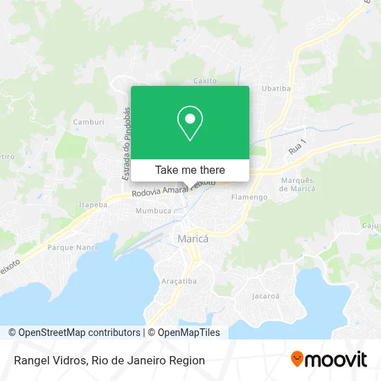 Rangel Vidros map
