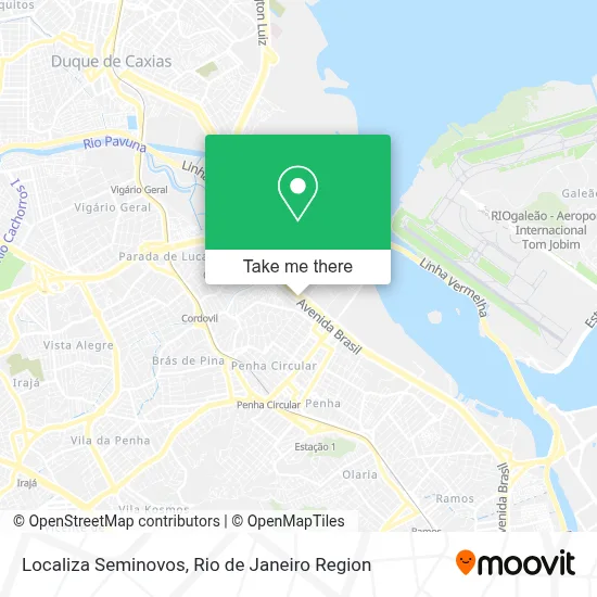 Localiza Seminovos map