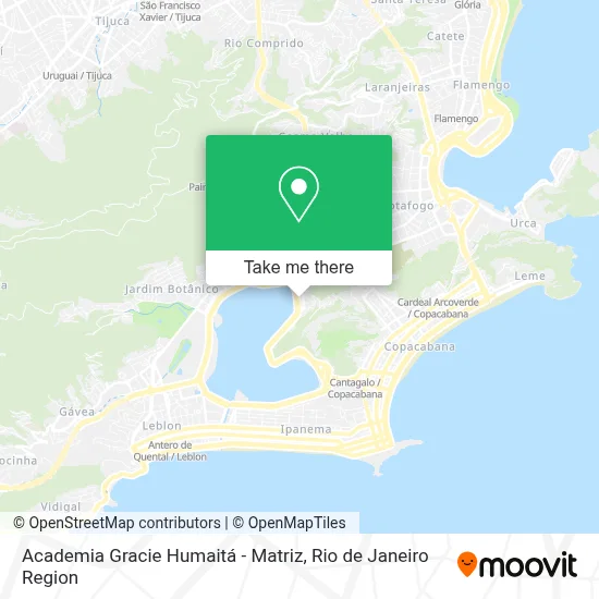 Academia Gracie Humaitá - Matriz map