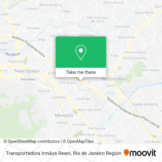 Transportadora Irmãos Reani map