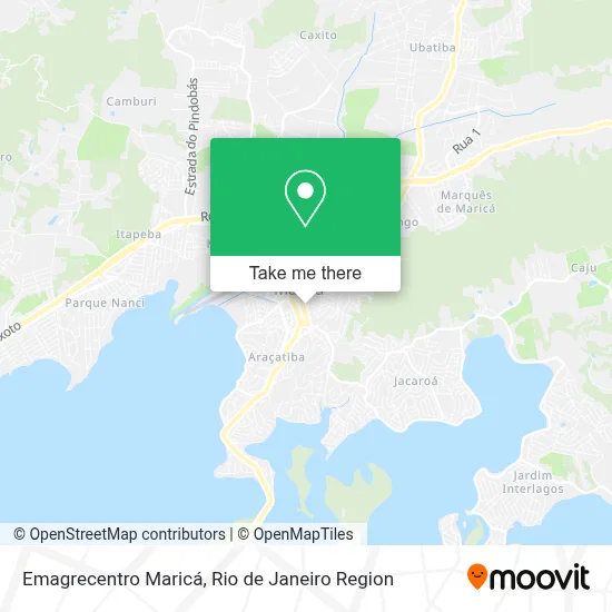 Emagrecentro Maricá map