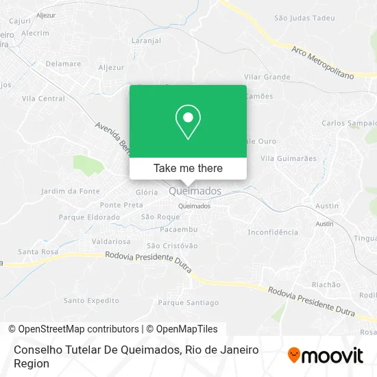 Conselho Tutelar De Queimados map