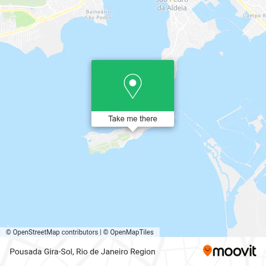 Pousada Gira-Sol map