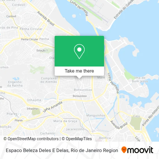 Espaco Beleza Deles E Delas map