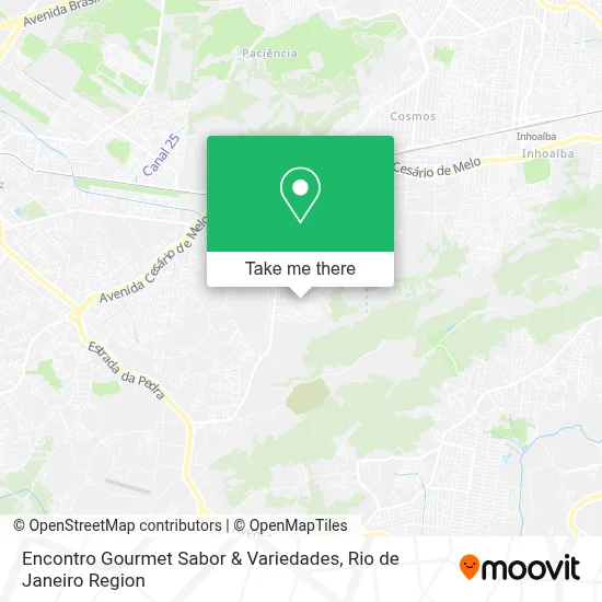 Encontro Gourmet Sabor & Variedades map