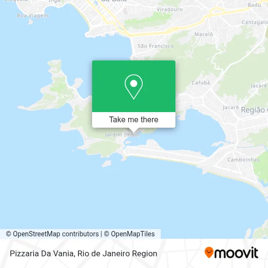 Pizzaria Da Vania map