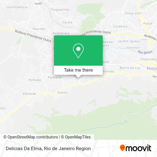 Delicias Da Elma map