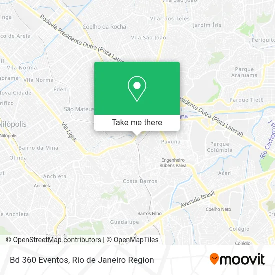 Bd 360 Eventos map