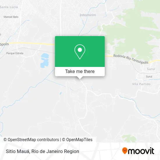 Sitio Mauá map