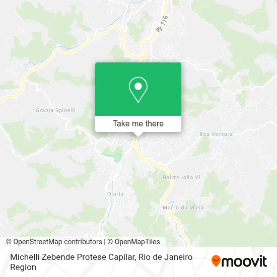 Michelli Zebende Protese Capilar map