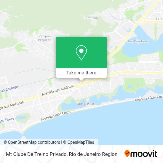 Mt Clube De Treino Privado map
