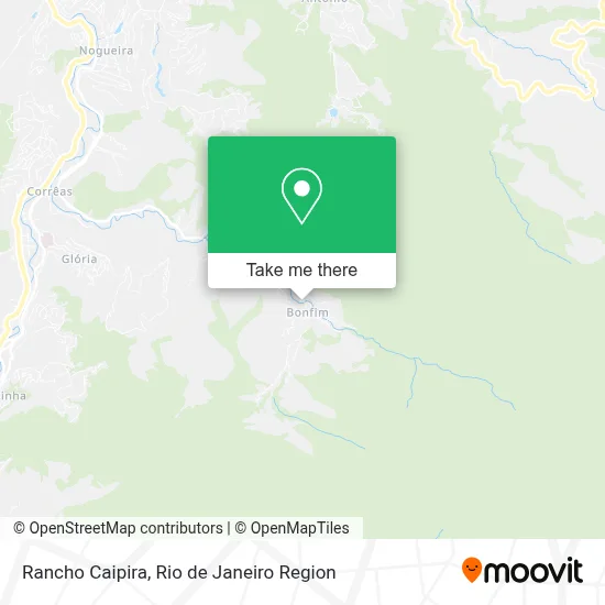 Rancho Caipira map