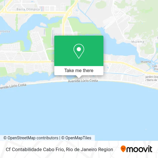 Cf Contabilidade Cabo Frio map