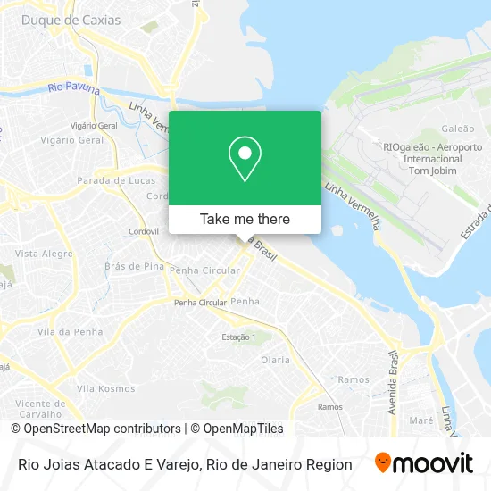 Rio Joias Atacado E Varejo map