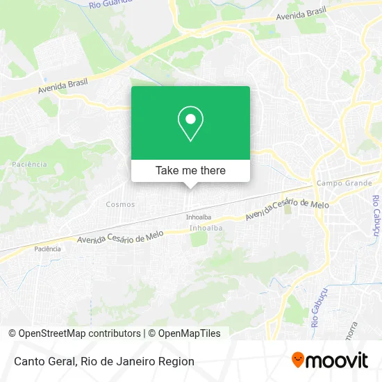 Canto Geral map