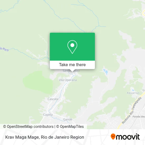 Krav Maga Mage map