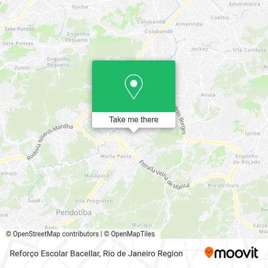 Reforço Escolar Bacellar map