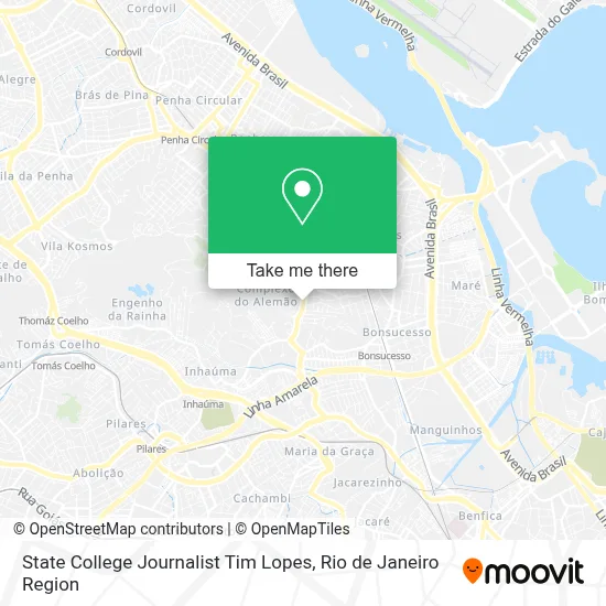 State College Journalist Tim Lopes map