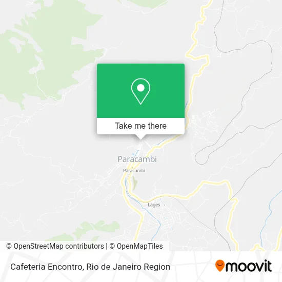 Cafeteria Encontro map