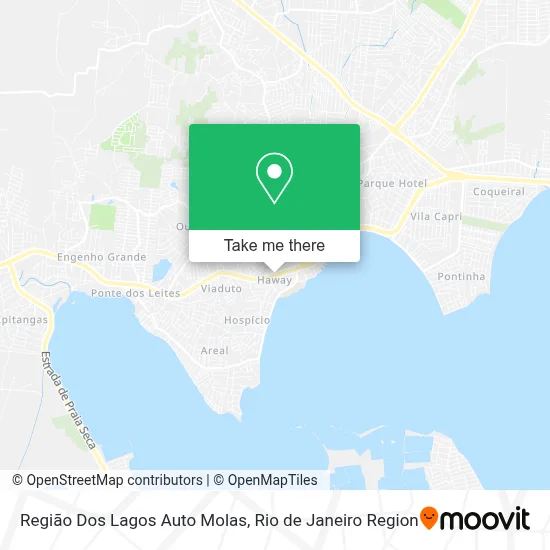 Região Dos Lagos Auto Molas map