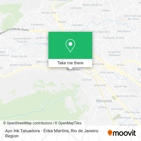 Ayo Ink Tatuadora - Érika Martins map