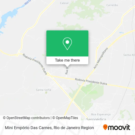 Mini Empório Das Carnes map