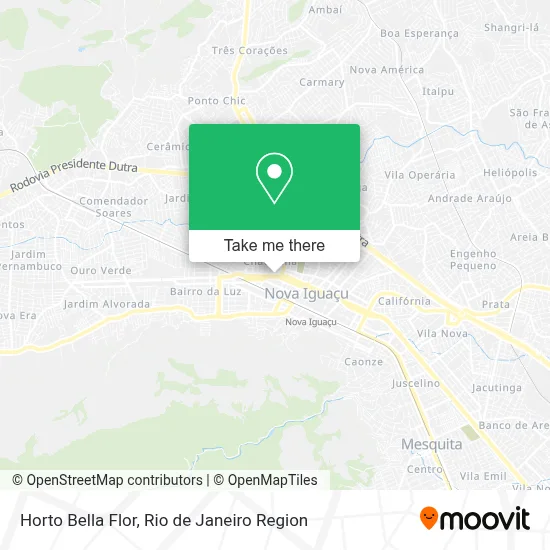 Horto Bella Flor map