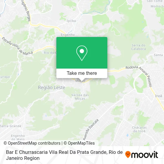 Bar E Churrascaria Vila Real Da Prata Grande map