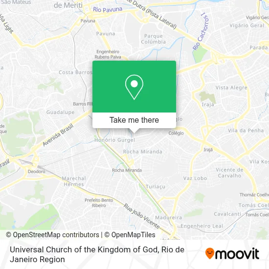 Igreja Universal Do Reino De Deus map
