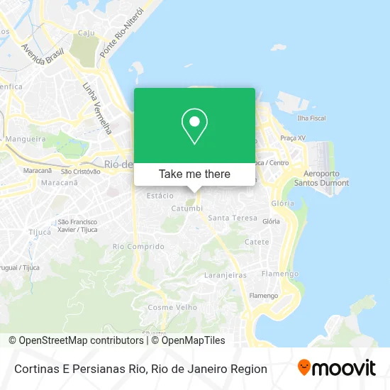 Cortinas E Persianas Rio map