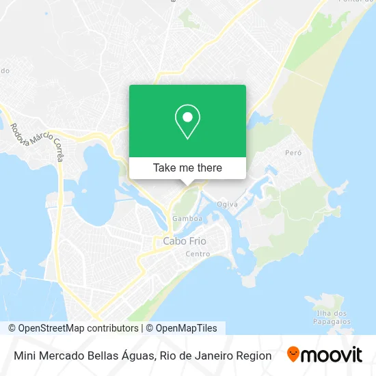 Mini Mercado Bellas Águas map